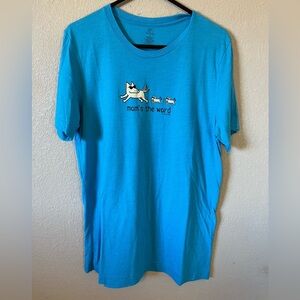 NWOT Teddy the Dog Women's Shirt "mom's the word", Size L
